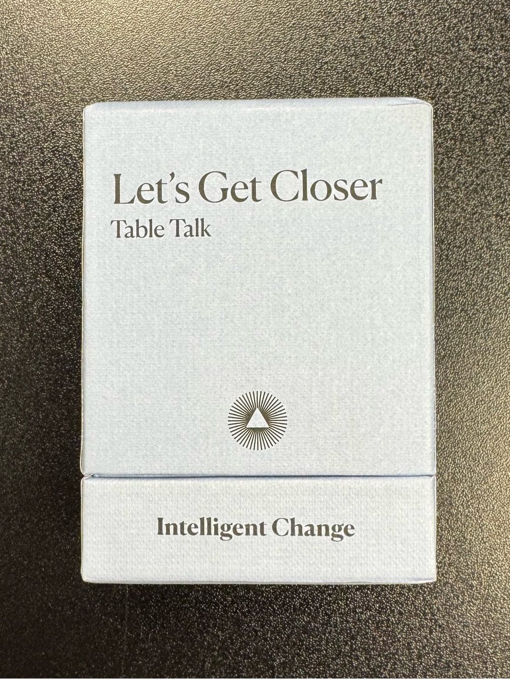 Let’s Get Closer Table Talk Card Game by Intelligent Change